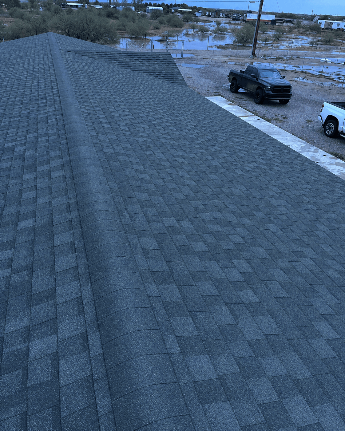 After image showing the second completed Independence Roofing result.