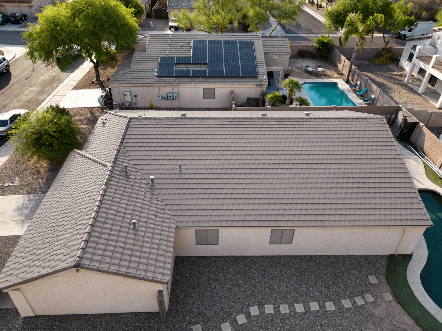 After image showing the third completed Independence Roofing result.