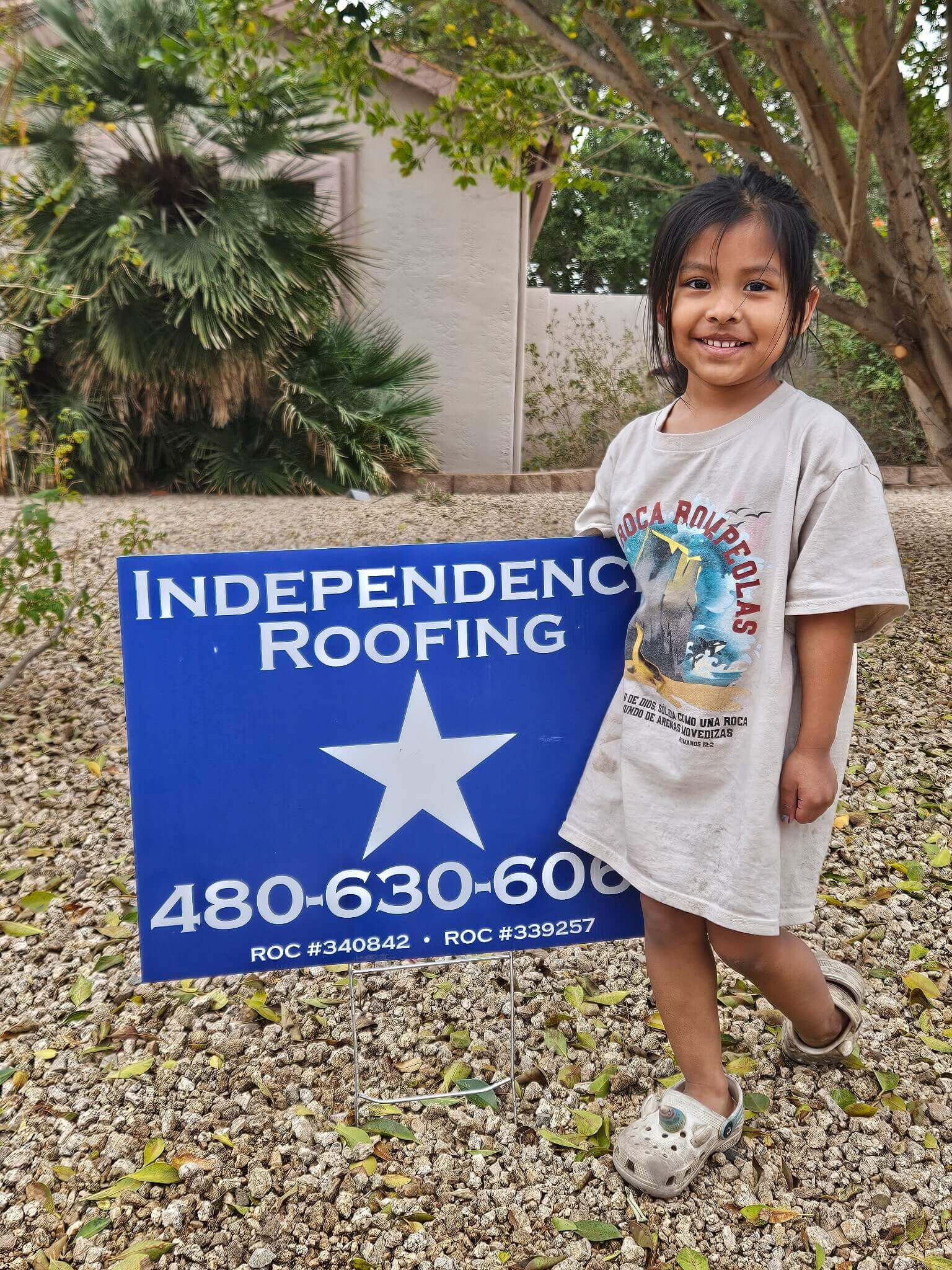 Independence Roofing hero image.