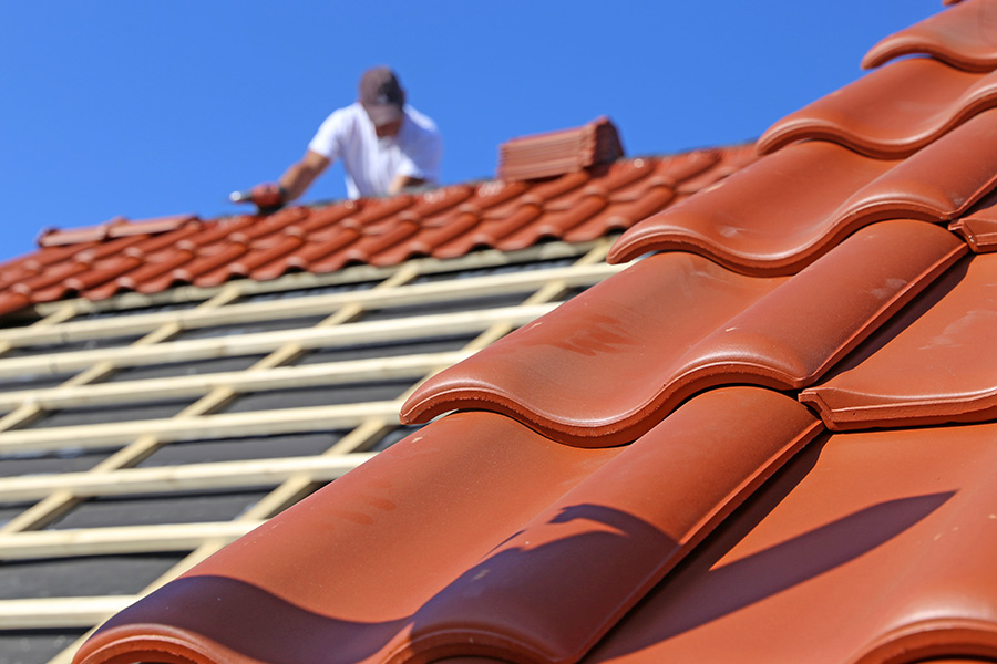 tile roof installation in process scottsdale az